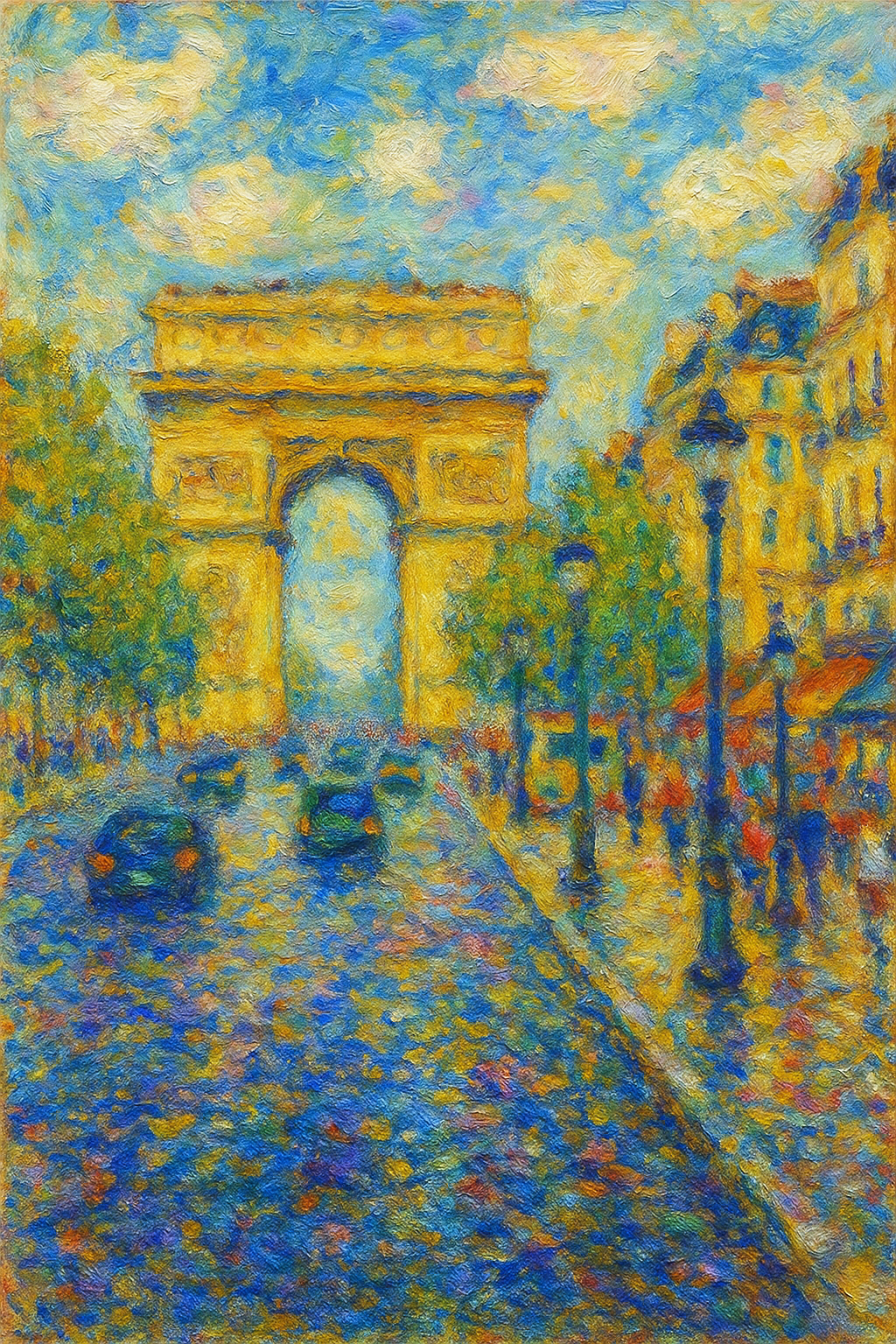 Monet in Triumphal arch